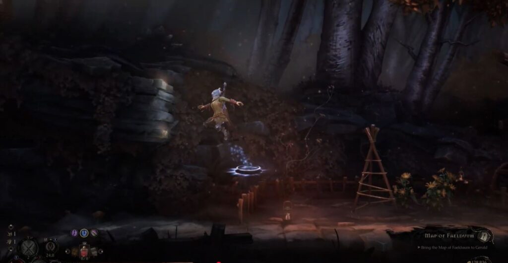 Climb at this point and you'll meet Gerald
