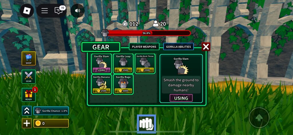 gorilla ability