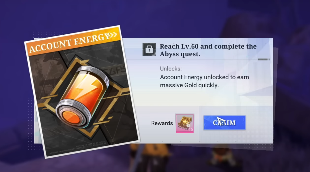 crystal of atlan account energy