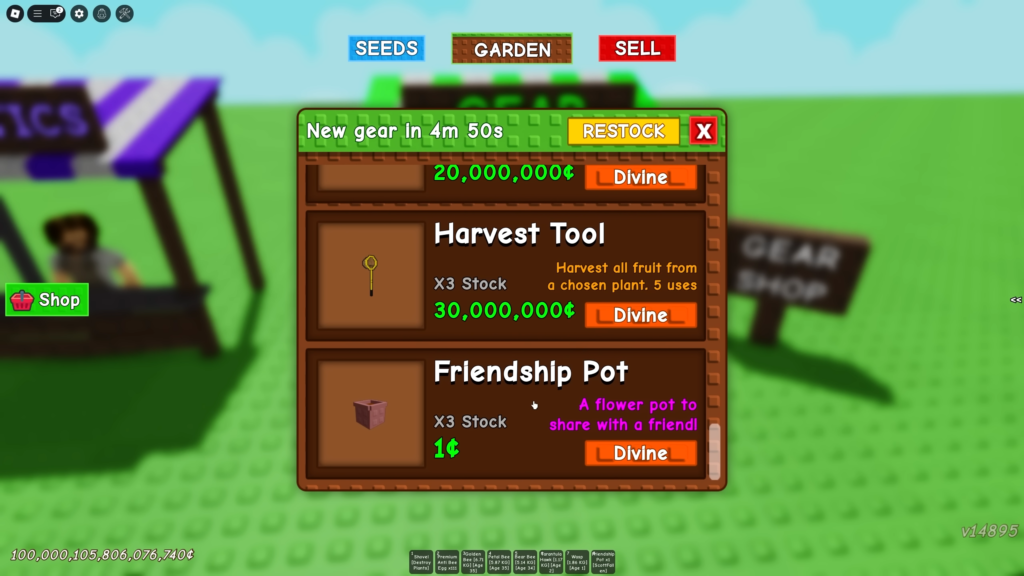 friendship update plants grow a garden 