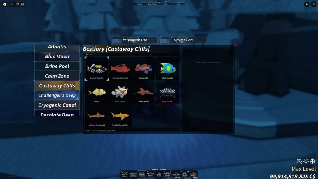 trading update fisch